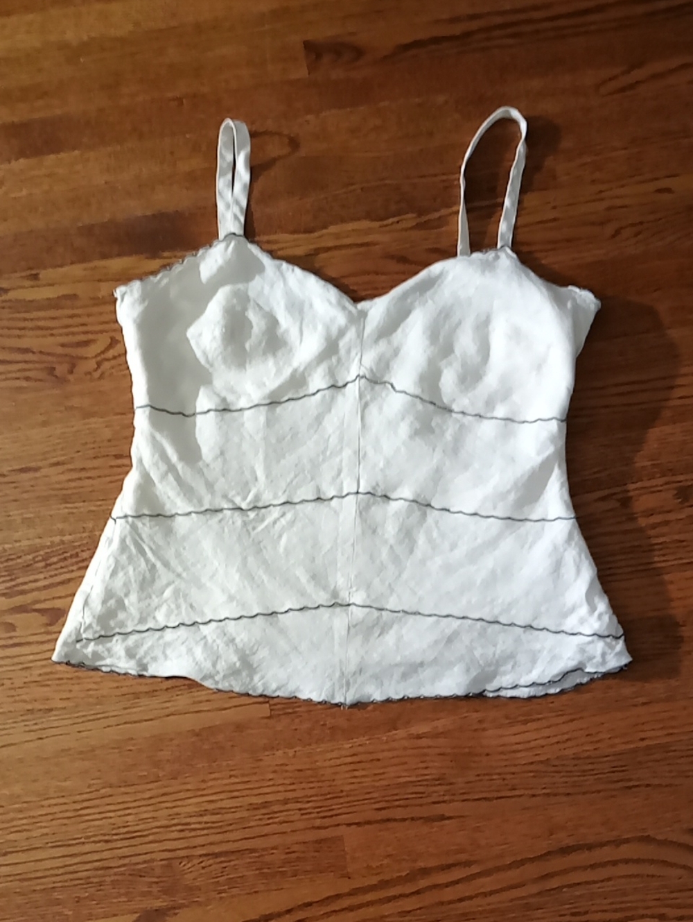 Ann Taylor 100% Linen Cotton lining Size 10 PTP 20"